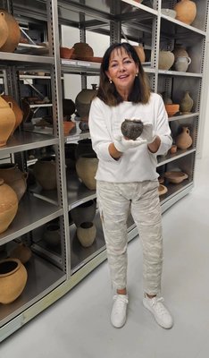 Vera Setzer im Museum